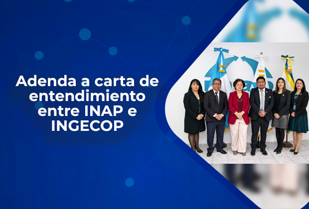Adenda a carta de entendimiento entre INAP e INGECOP beneficiará al sector cooperativo guatemalteco