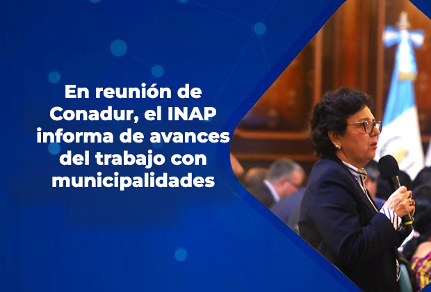En reunión de Conadur, el INAP informa de avances del trabajo con municipalidades